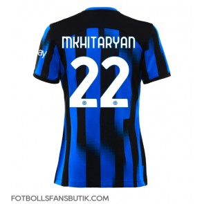 Inter Milan Henrikh Mkhitaryan #22 Replika Hemmatröja Damer 2023-24 Kortärmad